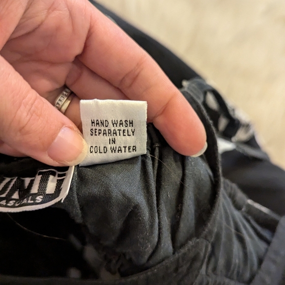 Y2K Uniti Casuals black and white Hawaiian print dress size M - Picture 7 of 8